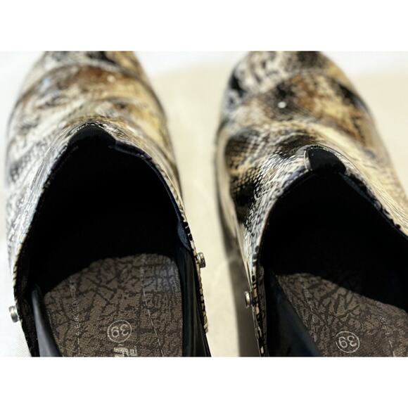 Rocky 4Eur sole Women's Snakeskin Print Teacher Nurse Slides Clogs Sz 39 8 -8.5 - Picture 8 of 8